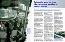 Fast, high-yield and space-efficient packing of poultry pieces