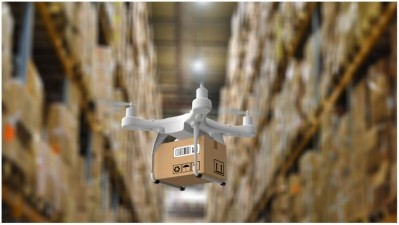 Will drones become the norm in food and drink supply chains? Credit: Getty/baranozdemir