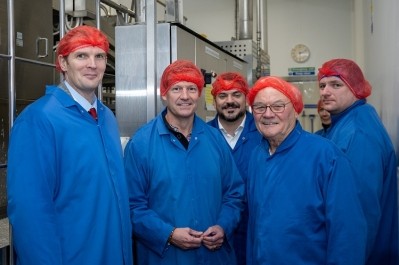 Dan Poulter MP views the new rice cooker at Ichiban – (L-R) Dr Dan Poulter MP, Matt Hubbard, Michael Adams, Bob Baker