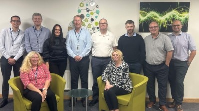 Kerry Gainsborough's senior leadership team, with Angie third from left, standing. Credit: Kerry