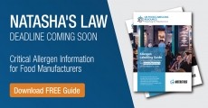 Natasha’s Law: Critical Information for Food Manufacturers 