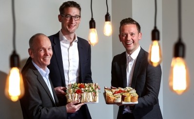 Investment deal (l-r): John Mathers with Gareth Chambers and Howard Farqhuar 