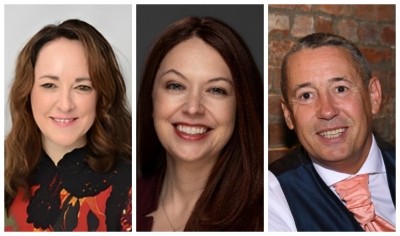 Left to right: Mars Pet Nutrition global vice-president Helen Warren-Piper, chief growth officer for Europe Melodie Nye and UK Flour Millers president Gary Sharkey