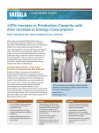 +20% Increase in Production Capacity with Zero Increase in Energy Consumption