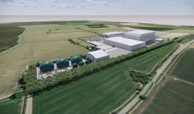 Pictured: An artist's rendition of what the proposed new factory would look like