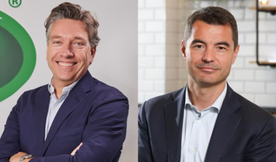 L-R: Arla Foods incoming MD Bas Padberg and Coca-Cola HBC Ireland and Northern Ireland general manager Davide Franzetti